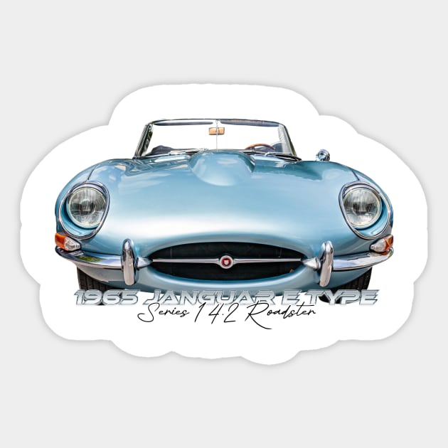 1965 Jaguar E Type Series 1 4.2 Roadster Sticker by Gestalt Imagery